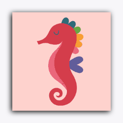 Coloring Sea Horse