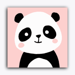 Cute Panda Portrait