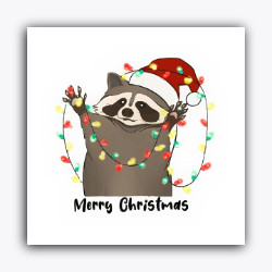 Racoon Christmas