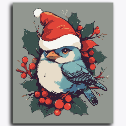 Cute Sparrow Holiday Moddie