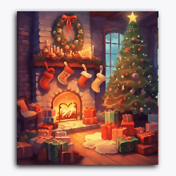 Christmas Cozy Room