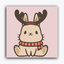 Reindeer in Cozy Christmas