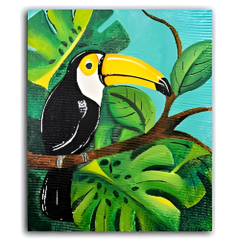 Toucan & Greens- Tutorial