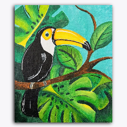 Toucan & Greens- Tutorial