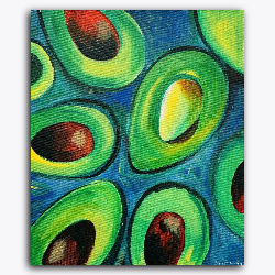 Avocado painting