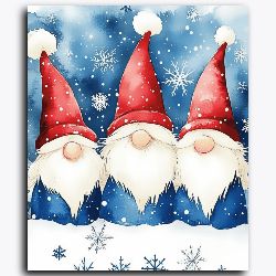 Three Cute Gnome
