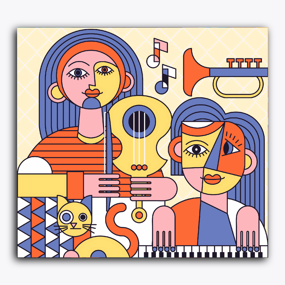 Abstract Musical Family