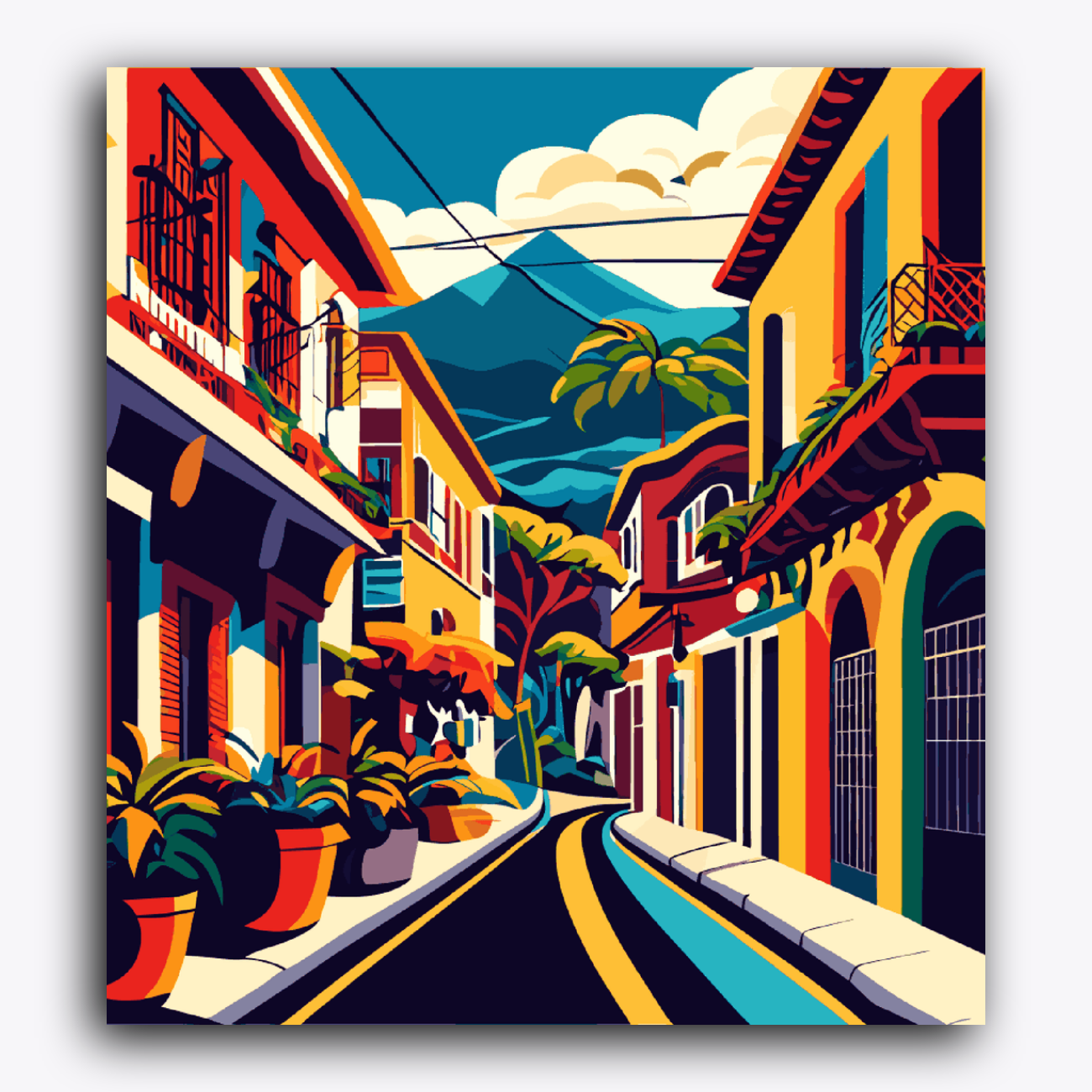 Latin American Empty Street