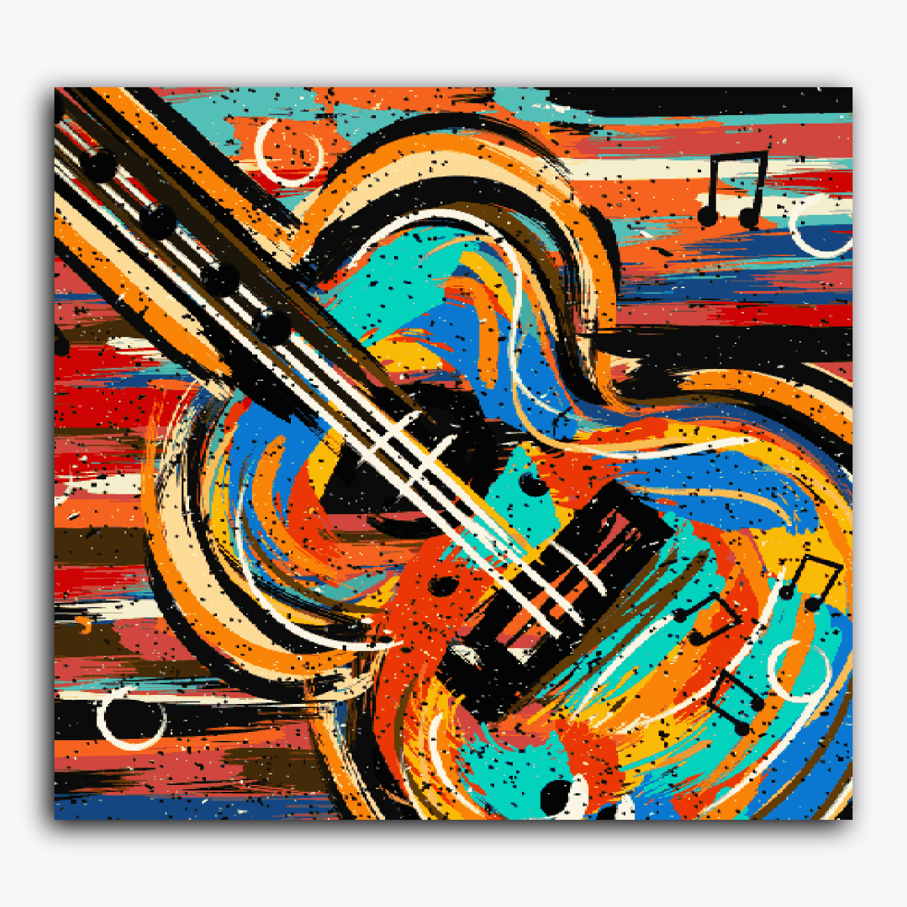 Colourful Guitar