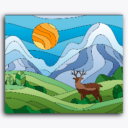 Deer on Field