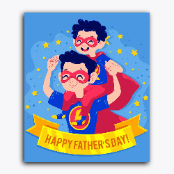 Father's Day- Superman Father and Son
