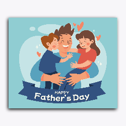 Father's Day- Father kids and love