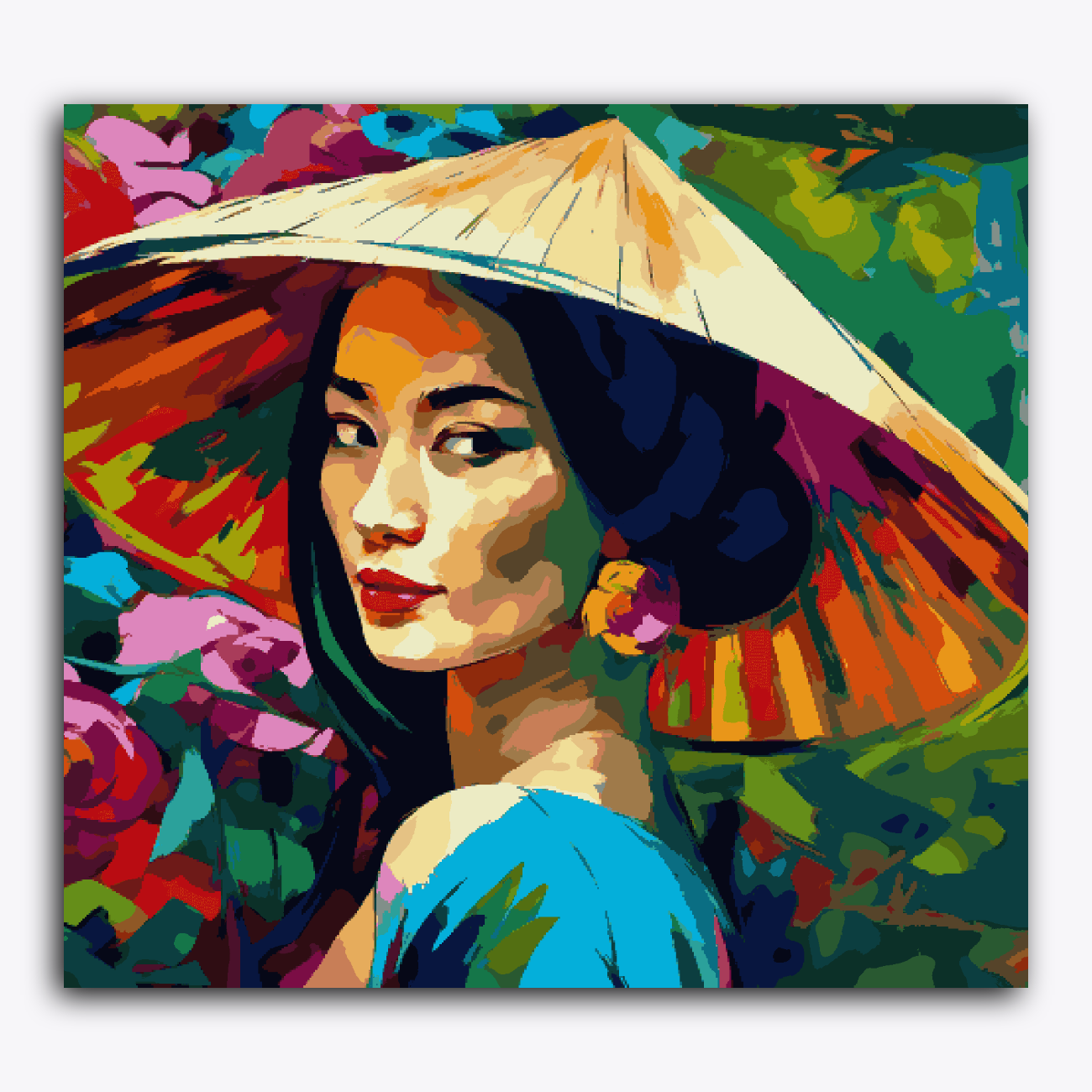 Woman in Triangle Hat