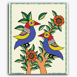 Birds - Madhubani Art