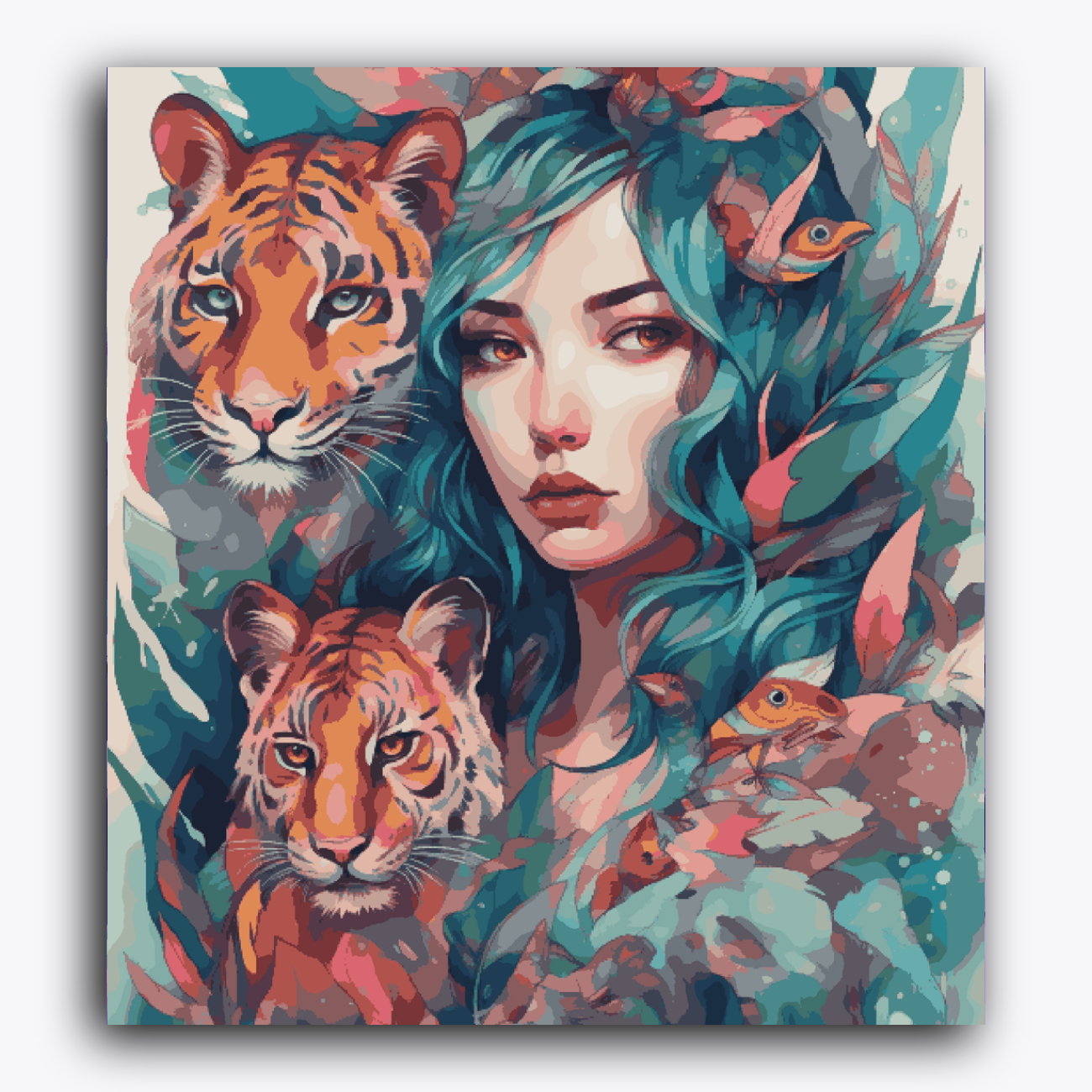 Animal Lover Girl Tiger