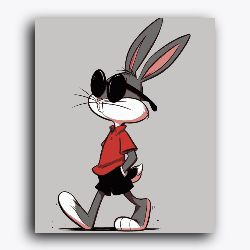 Cool Bugs Bunny with Sunglasses