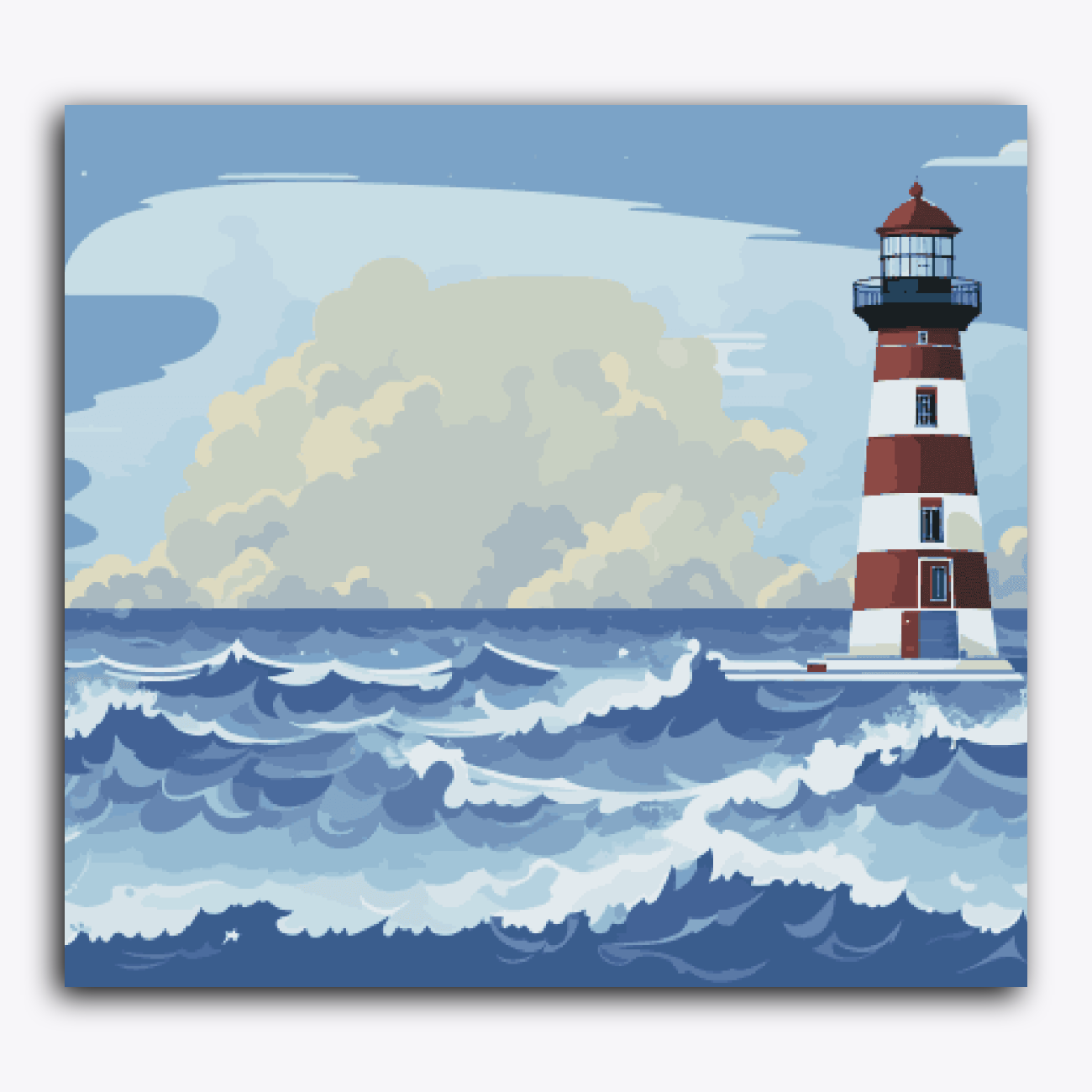 Lighthouse Storm Sky