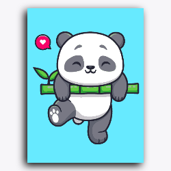 Hanging Panda