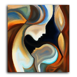 Abstract Lady portrait