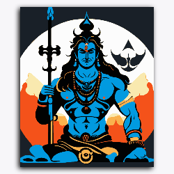 Lord Shiva Blue