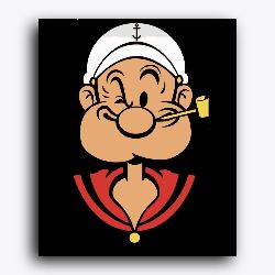 Popeye close-up