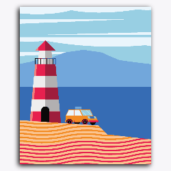 Light House & Car