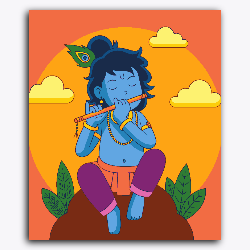 Krishna with Flute