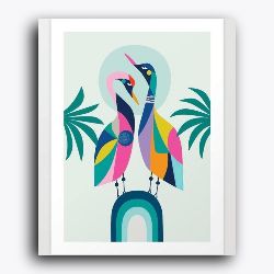 Colorful Geese