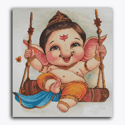 Bal Ganesha on Swing