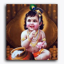 Bal Gopal Krishna having fun - Janmasthami