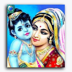 Yashoda Maiyaa pampering baby Krishna - Janmasthami