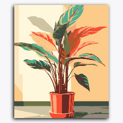 Orange Green Plant