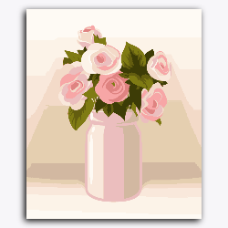 Pink Flower vase