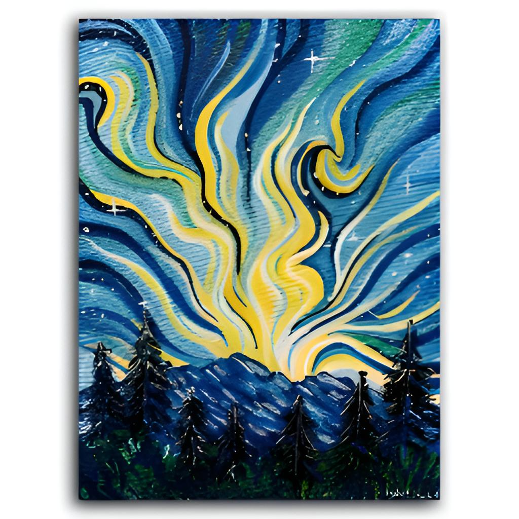 Van Gogh Starry Night- Tutorial