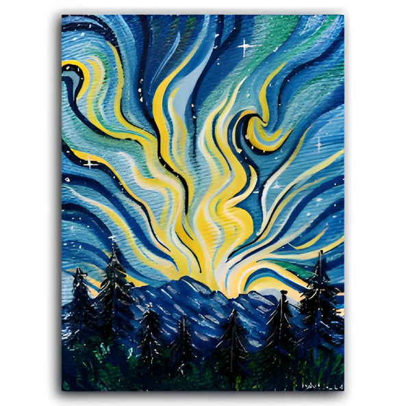 Van Gogh Starry Night- Tutorial