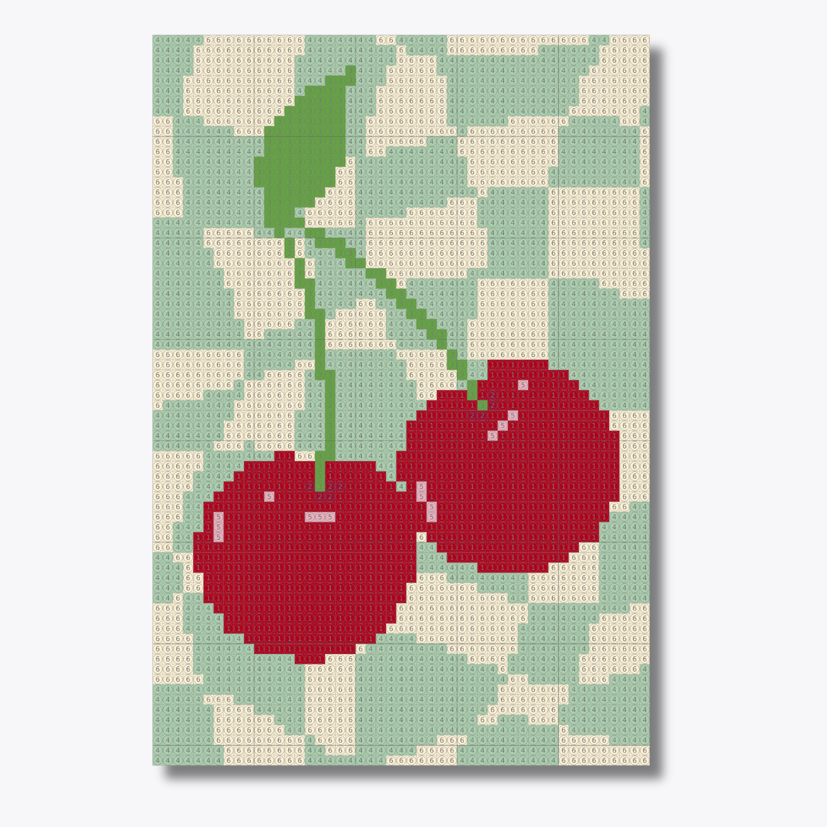 Cherry Vibes Dot by Number Kit