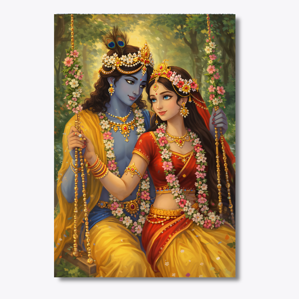 Shri RadhaKrishna Dot by Number Kit