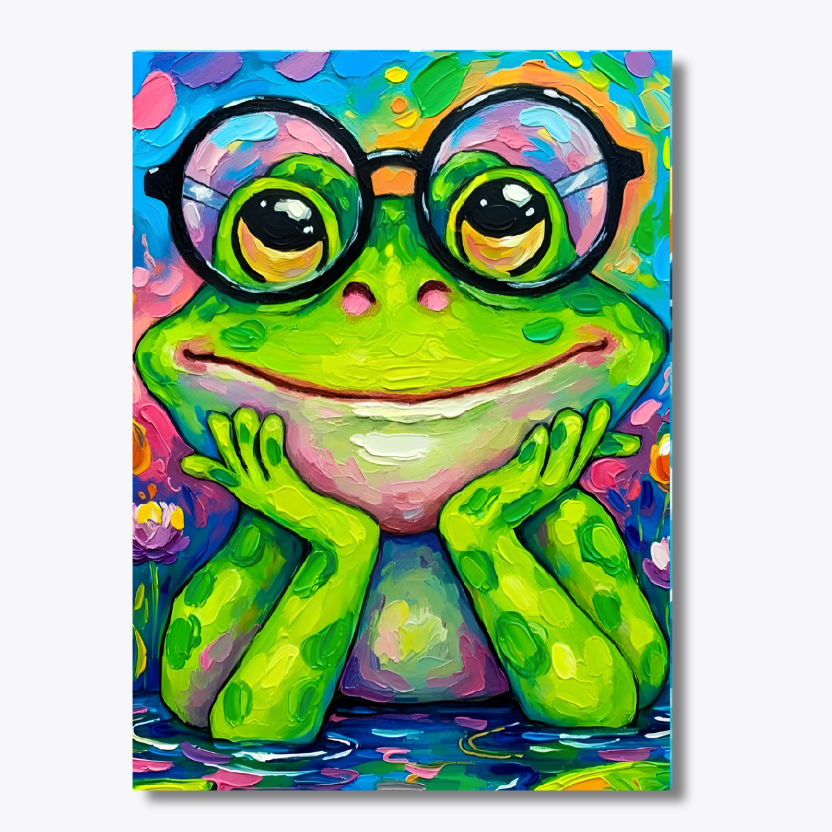 Colorful Toad Dot by Number Kit