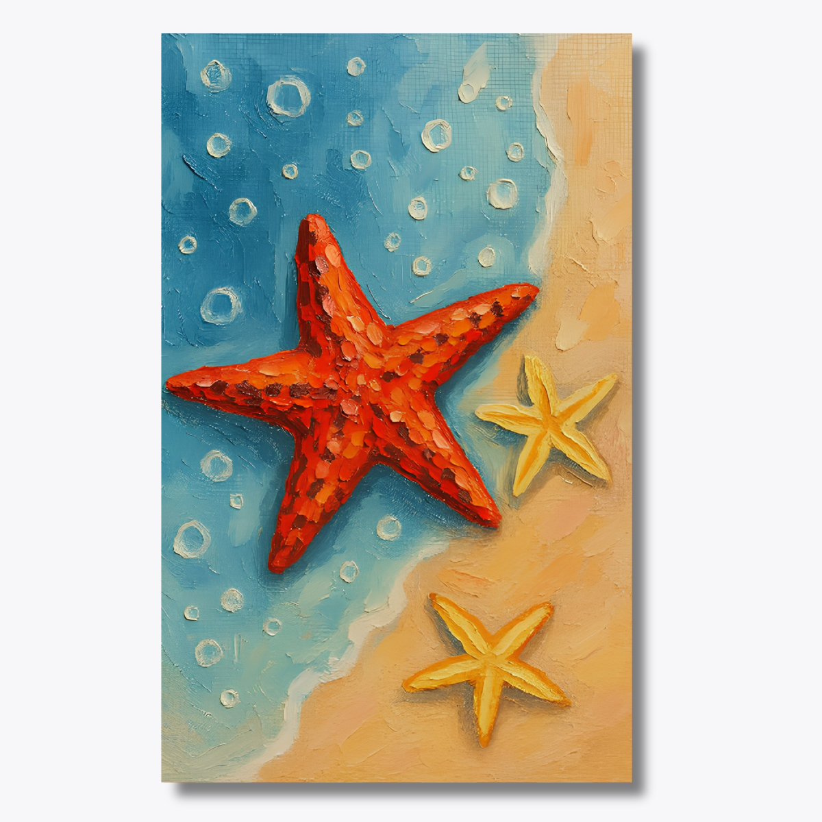 Star Fish on Beach Dot by Number Kit