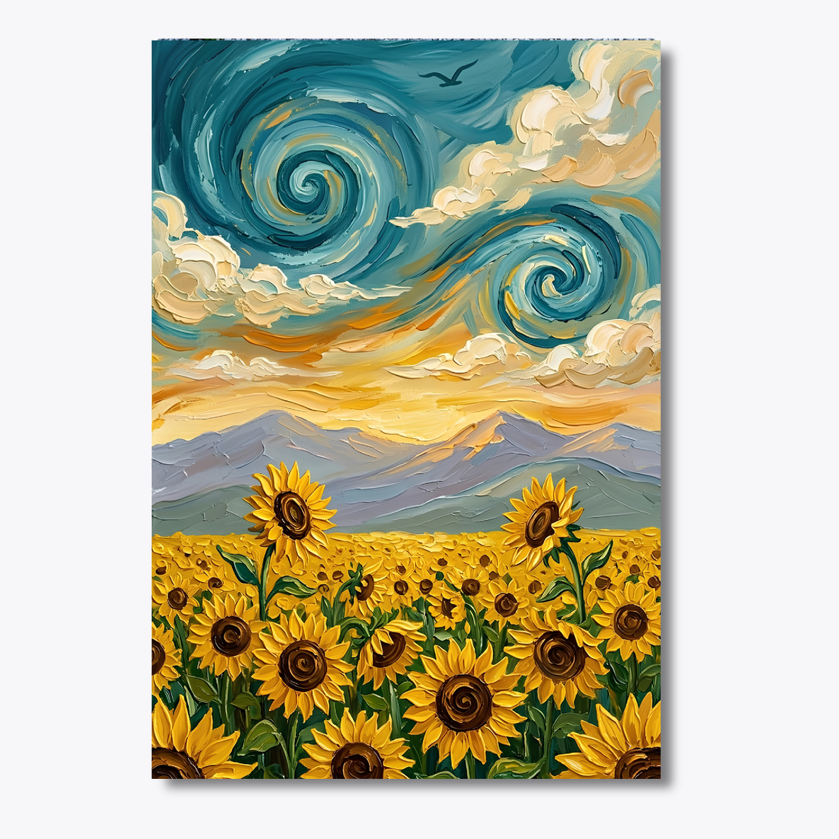 Golden Whirlwind Dot by Number Kit