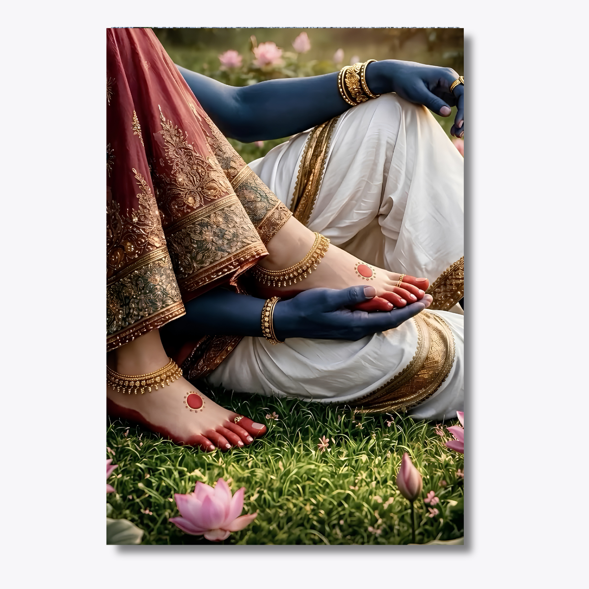 Krishna’s Embrace Dot by Number Kit