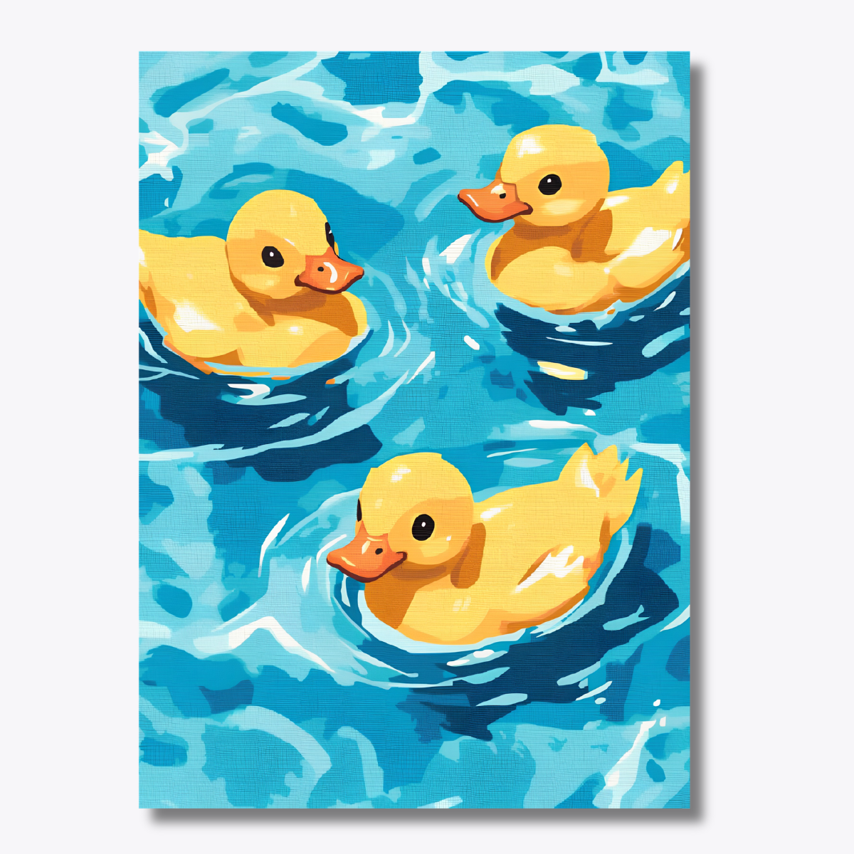 Swimming Ducks Dot by Number Kit