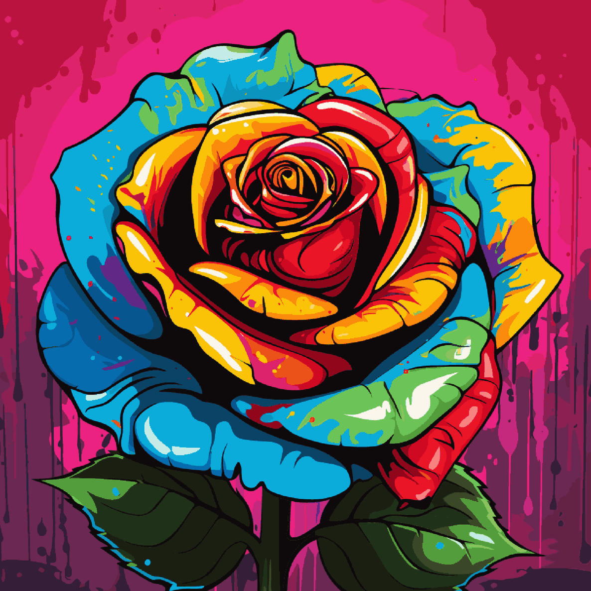 Vibrant Rose