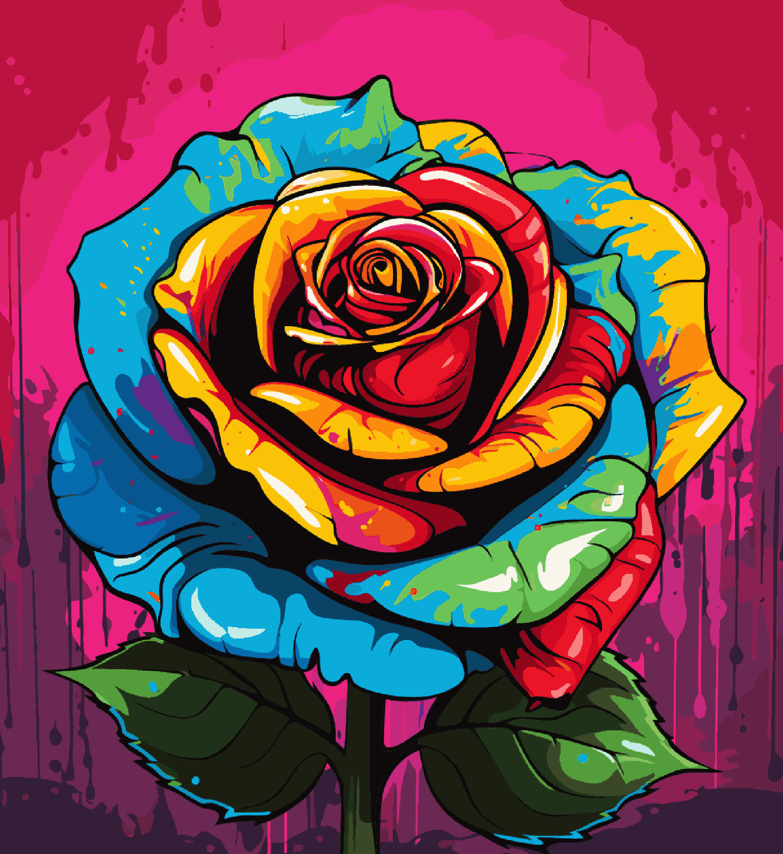Vibrant Rose