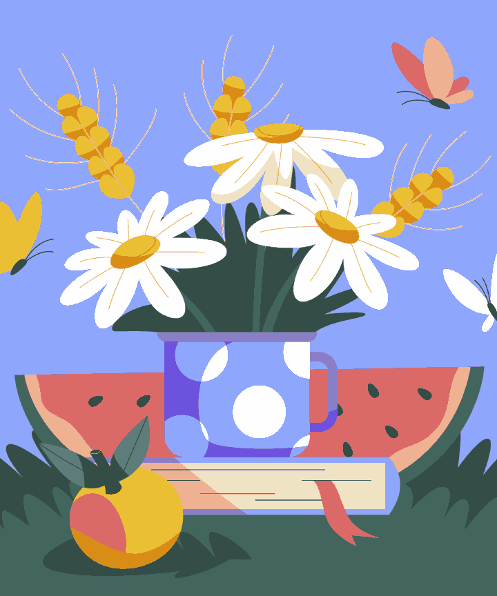 Watermelon & Flowerpot