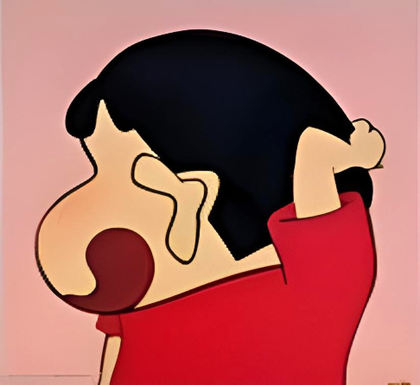 The Cheeky Silhouette - Shinchan