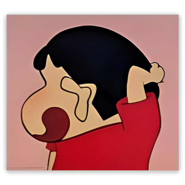 The Cheeky Silhouette - Shinchan