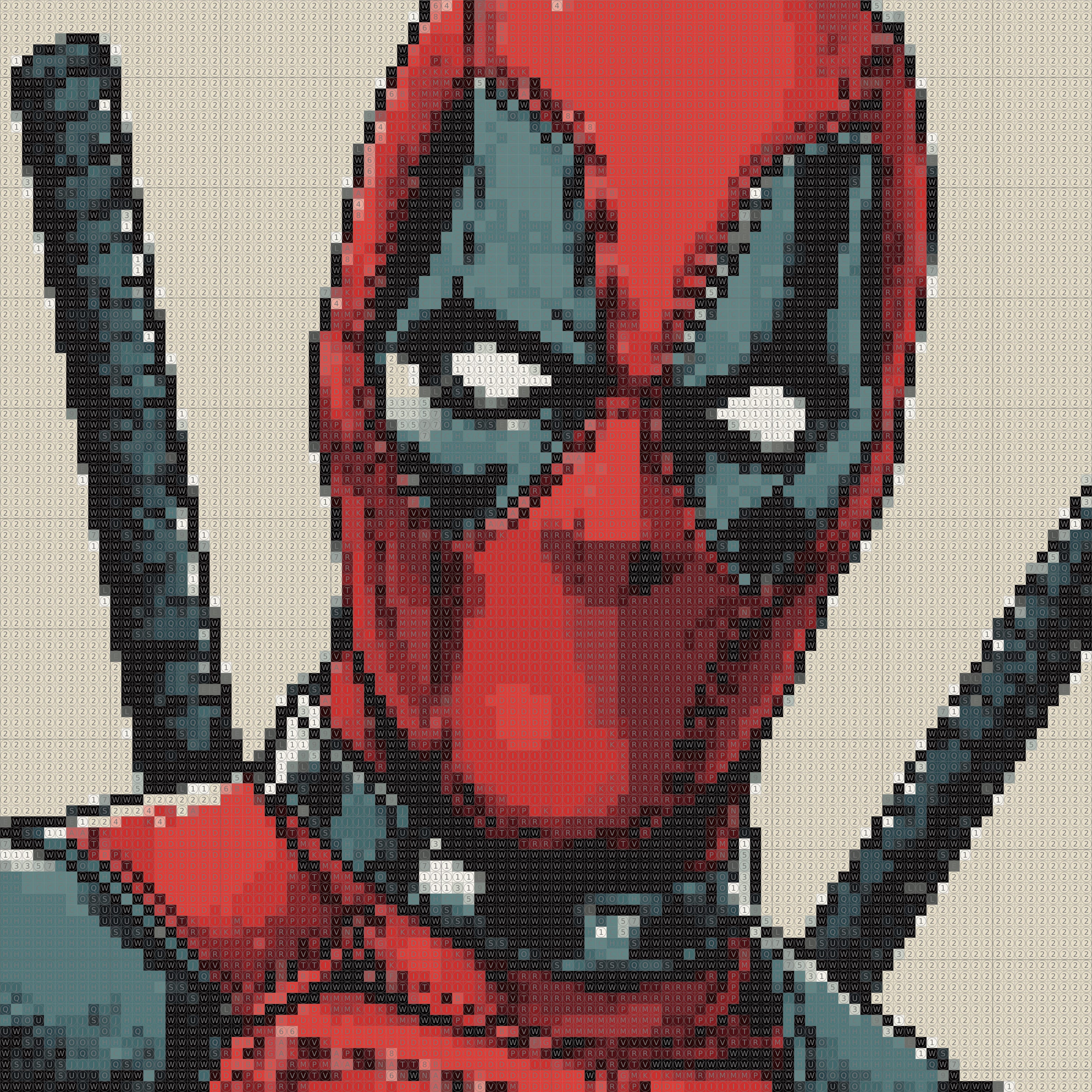 Deadpool - Dot by Number