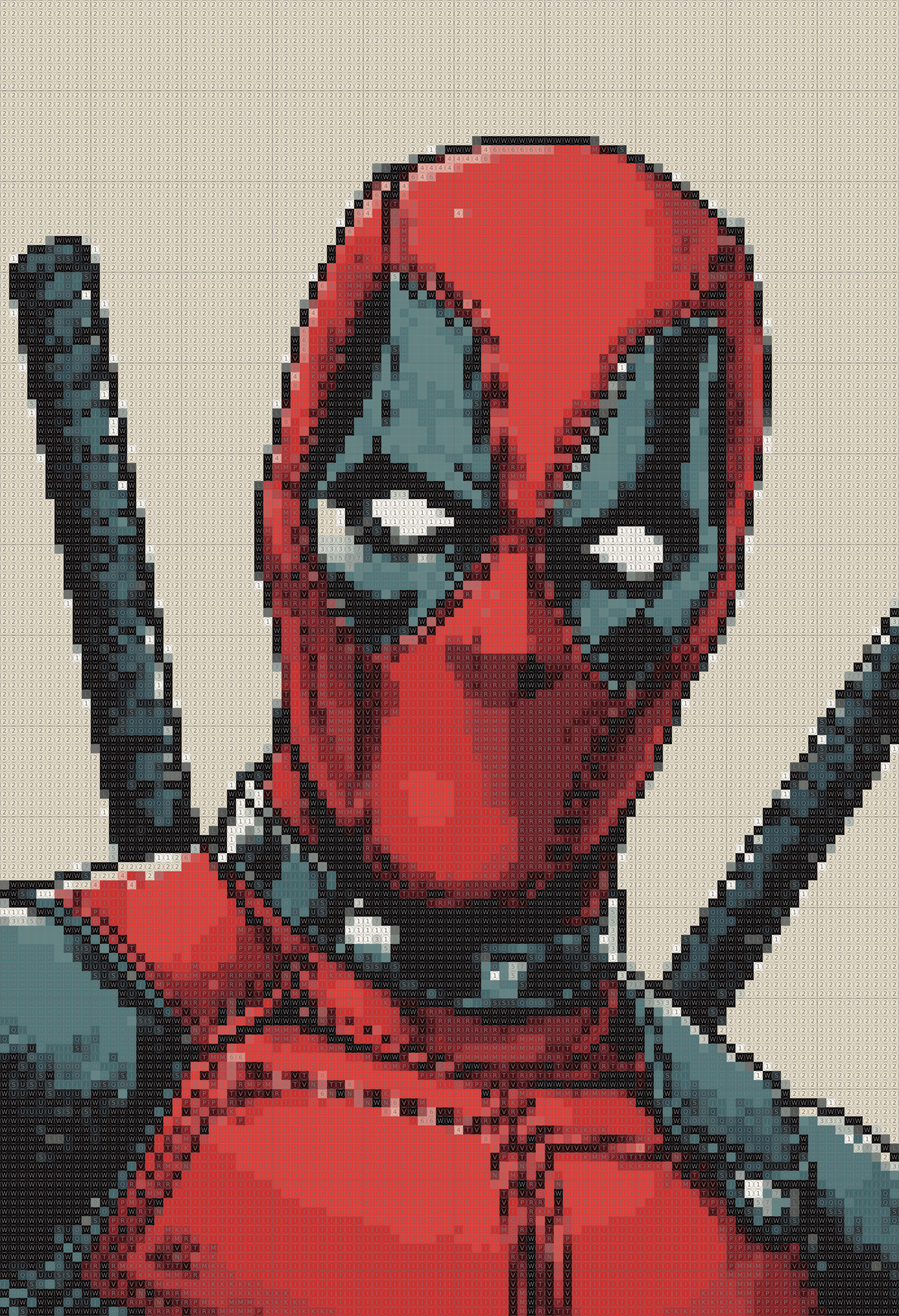 Deadpool - Dot by Number