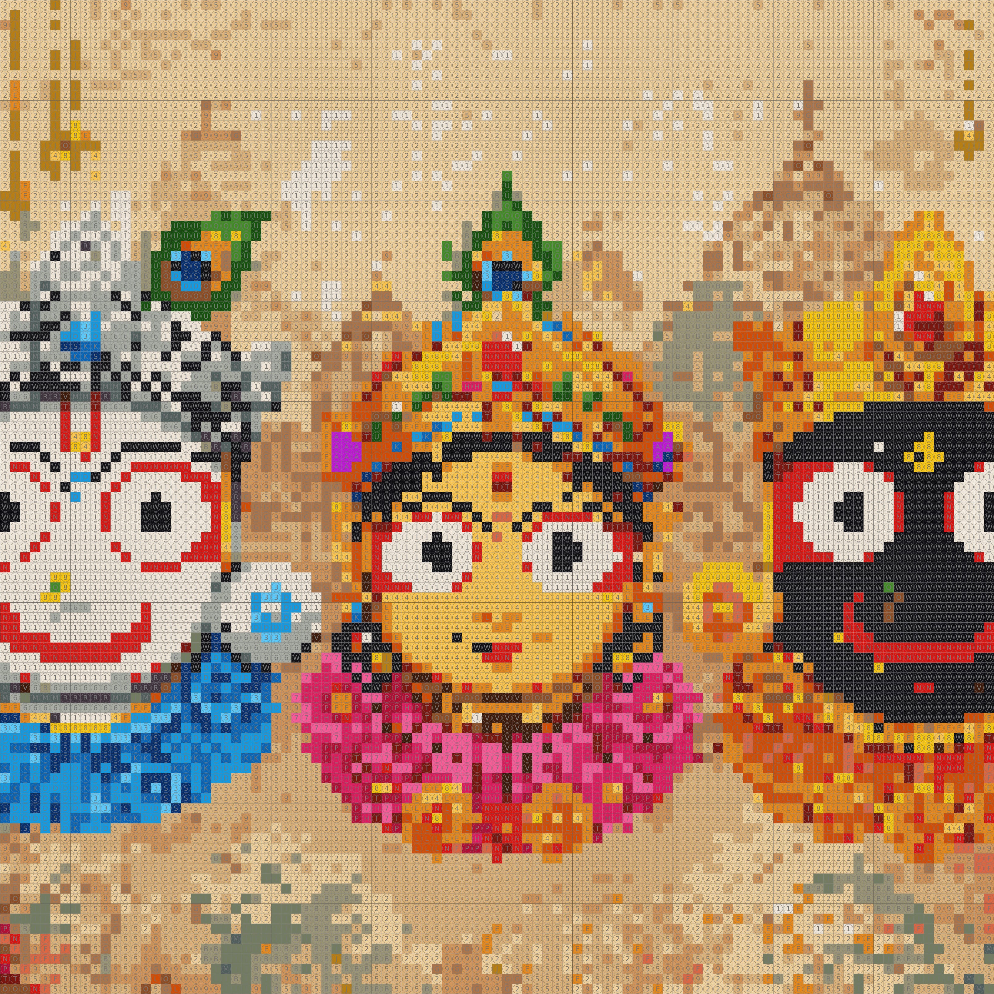 Shreakshetra  Lord Jagannath - Dot By Number